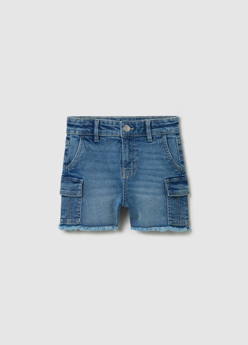 Pantaloni Scurti Medium Blue Fete 10-15 Ani [4]