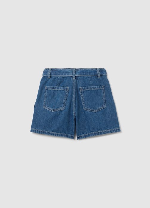 Pantaloni Scurti Medium Blue Fete 10-15 Ani [5]