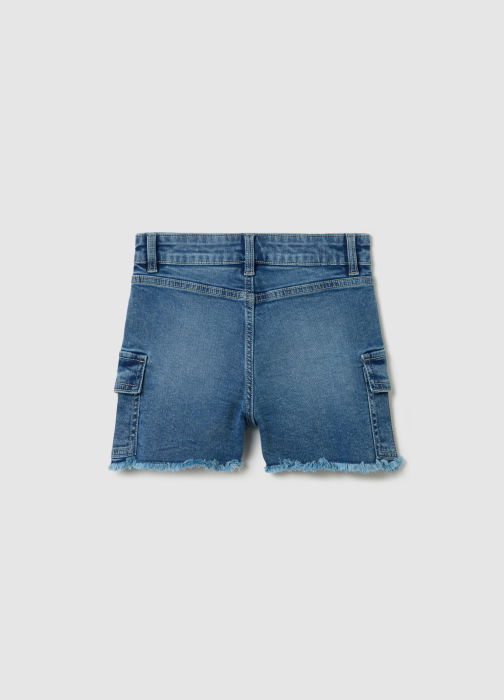 Pantaloni Scurti Medium Blue Fete 10-15 Ani [5]