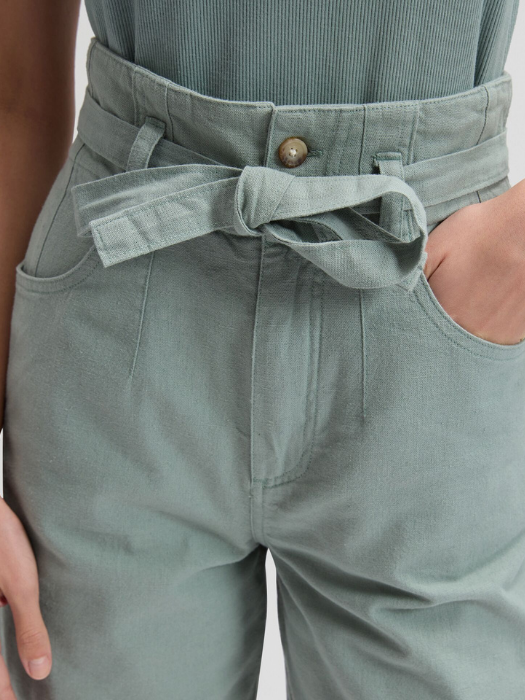 Pantaloni Scurti Mint Wide Leg Femei [5]