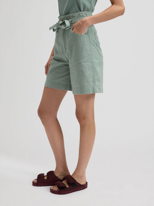 Pantaloni Scurti Mint Wide Leg Femei [3]