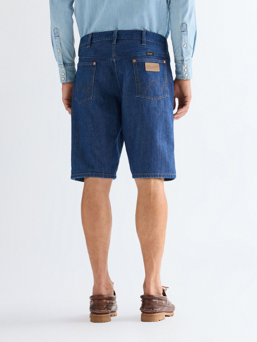 Pantaloni Scurti Albastri Straight Barbati [3]