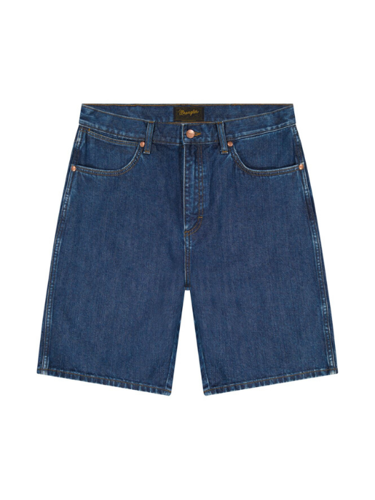 Pantaloni Scurti Albastri Straight Barbati [6]