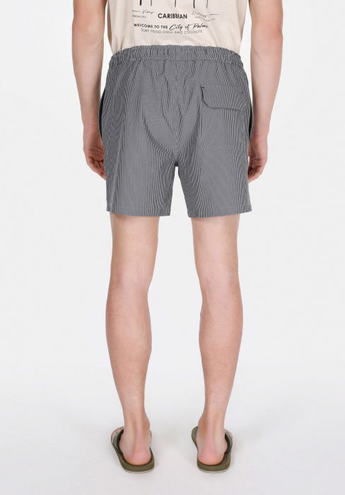 Pantaloni Scurti Negri Slim Barbati [2]