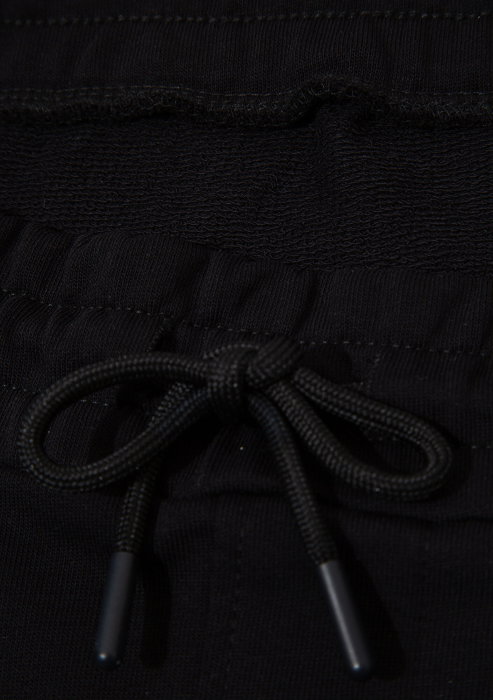 Pantaloni Scurti Negri Slim Straight Barbati [7]