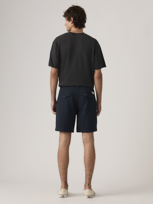 Мужские Шорты Чёрные Straight [3]