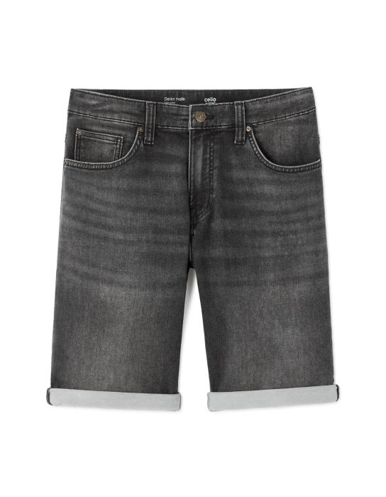 Pantaloni Scurti Gri Inchis Barbati [5]