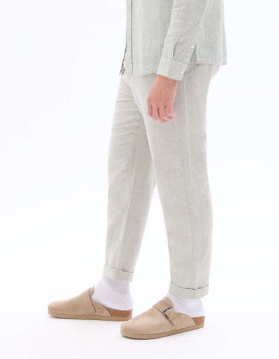 Pantaloni Verzi Straight Barbati [4]