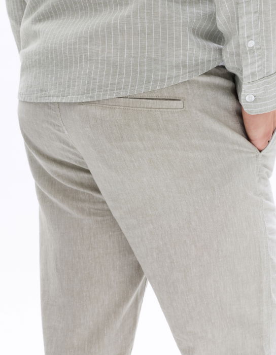 Pantaloni Verzi Straight Barbati [5]