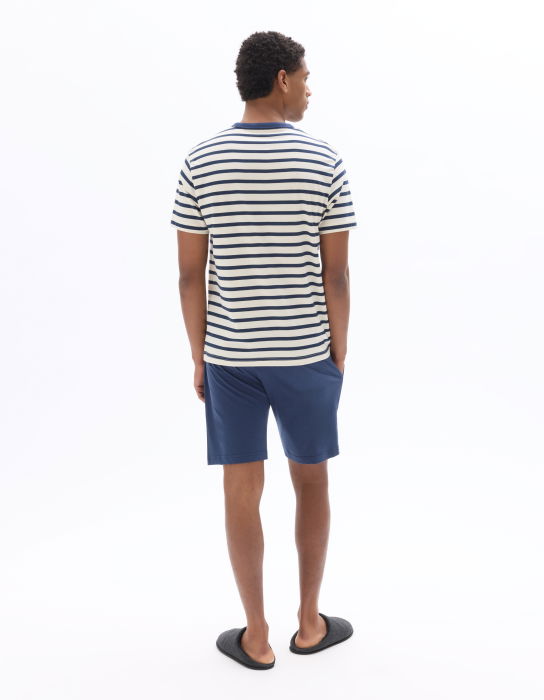 Pijama Albastru Loose Barbati [2]