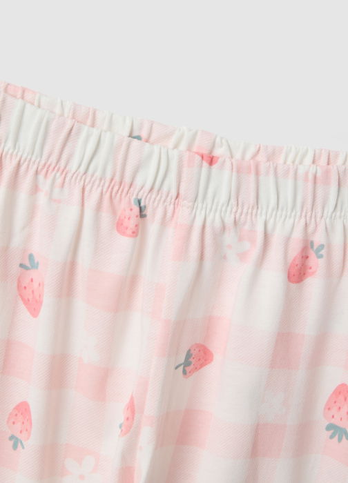 Пижама С Длинным Рукавом Для Девочек Розовая 10-15 Лет [4]