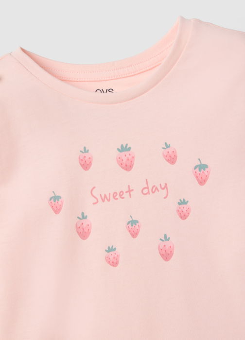 Пижама С Длинным Рукавом Для Девочек Розовая 10-15 Лет [3]