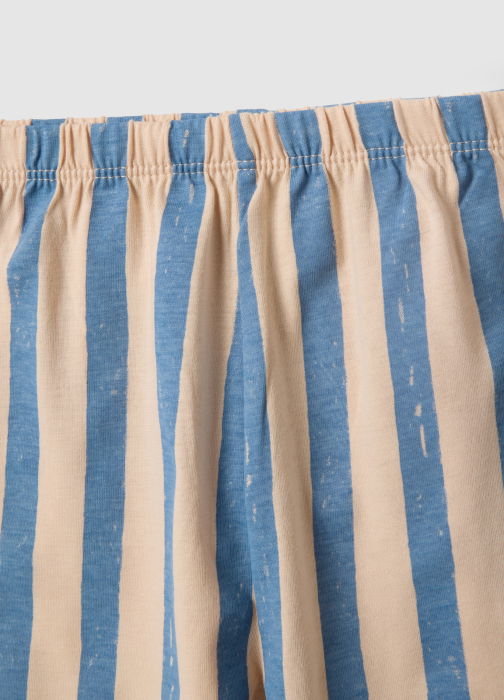 Pijama Maneca Scurta Cream Tan Baieti 9-36 Luni [4]