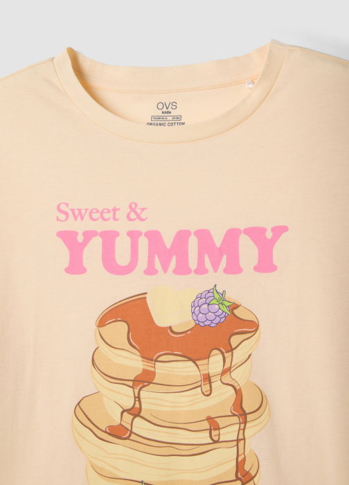 Пижама С Коротким Рукавом Для Девочек Vanilla Cream 10-15 Лет [3]