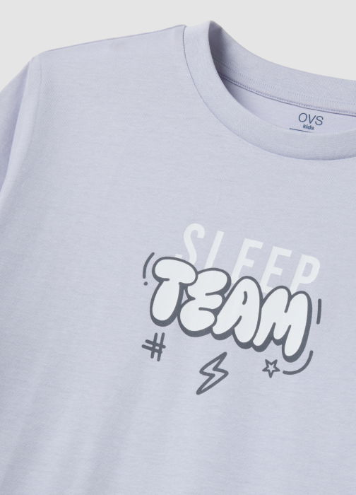 Пижама С Коротким Рукавом Для Мальчиков Violet/Grey 10-15 Лет [3]