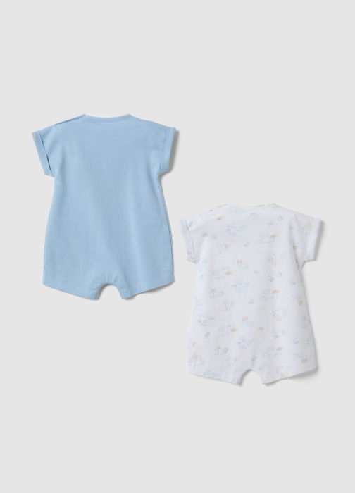 Пижама-Комбинезон Для Мальчиков Subdued Blue 9-36 Месяцев [2]