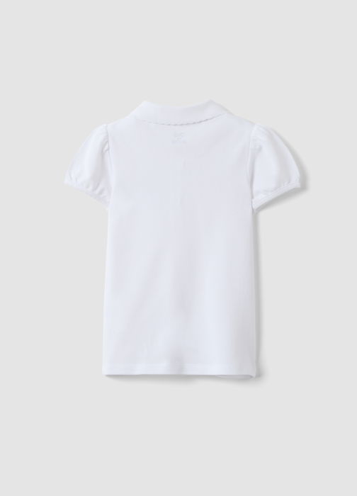 Поло Для Девочек Brilliant White 3-10 Лет [2]