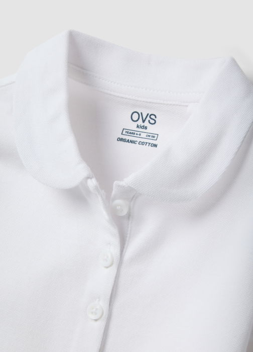 Поло Для Девочек Brilliant White 3-10 Лет [4]