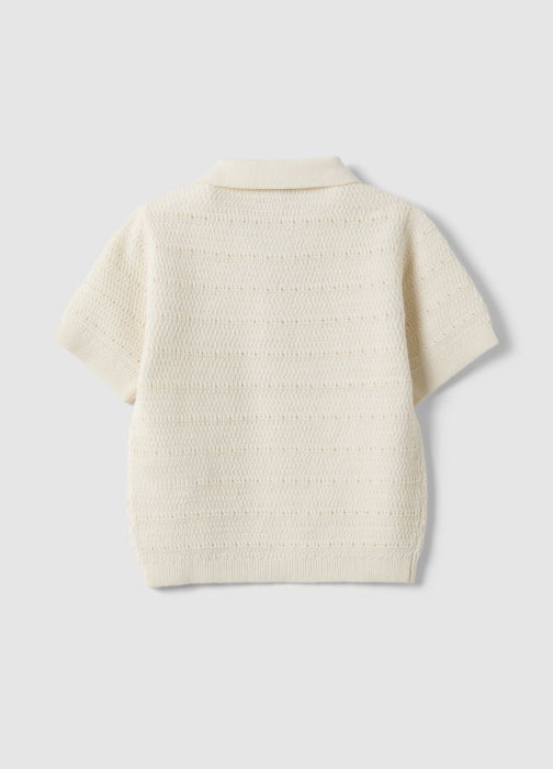 Поло Для Мальчиков Off White 9-36 Месяцев [2]