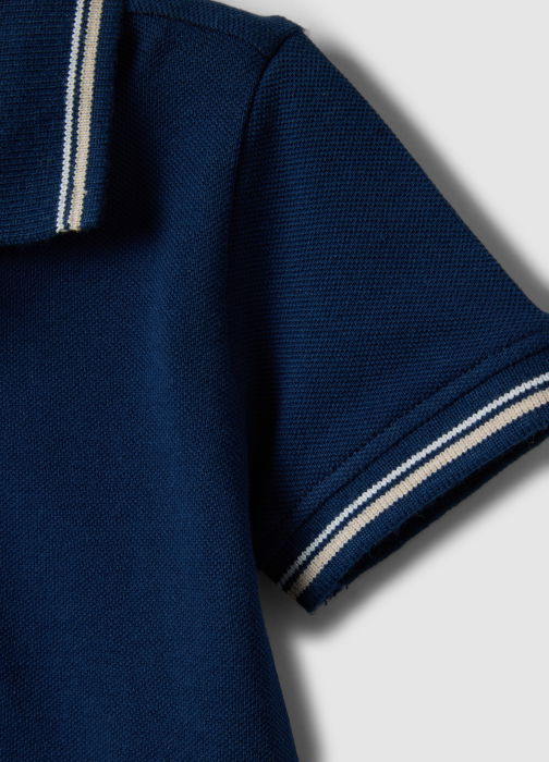 Polo Pageant Blue Baieti 9-36 Luni [4]