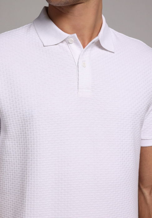 Pulover Alb Regular Barbati [4]