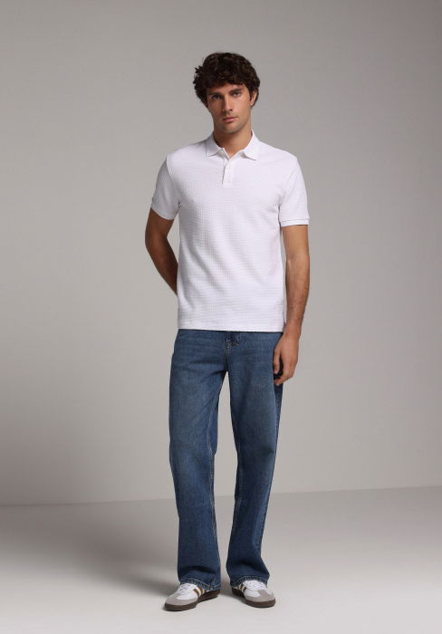 Pulover Alb Regular Barbati [3]