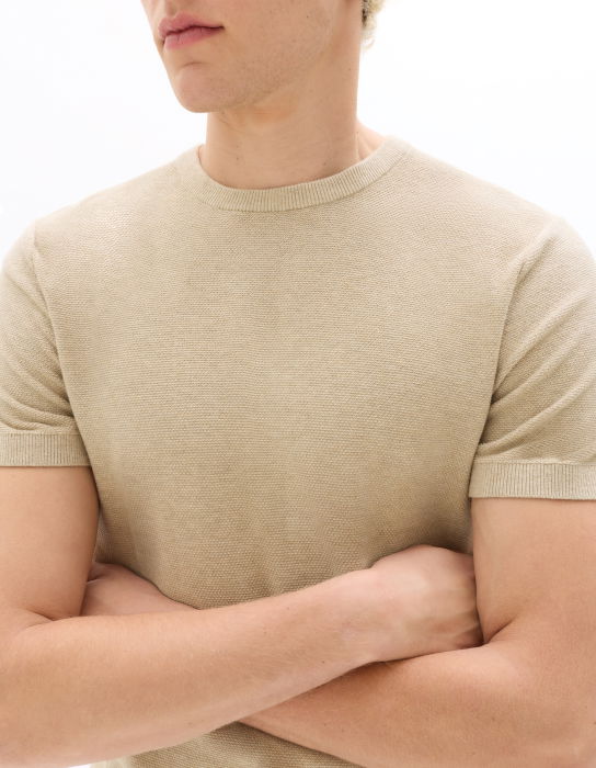 Pulover Bej Regular Barbati [4]