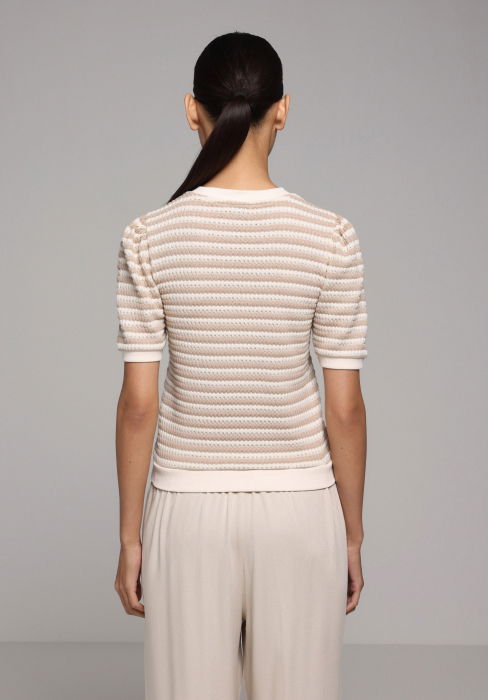 Pulover Cu Maneca Scurta Roz Deschis Femei [2]