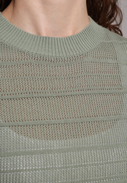 Pulover Cu Maneca Scurta Mint Femei [3]