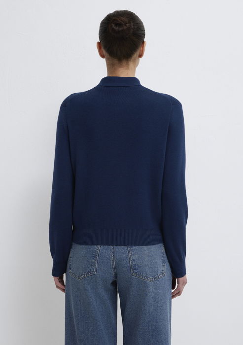 Pulover Navy Slim Femei [6]