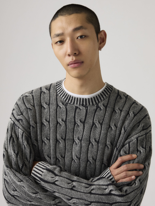 Pulover Gri Inchis Regular Barbati [2]