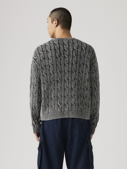 Pulover Gri Inchis Regular Barbati [4]