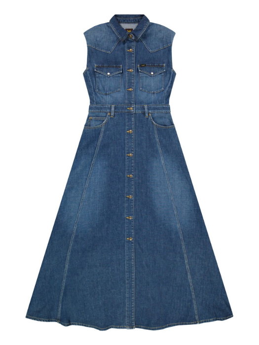 Rochie Albastra Regular Femei [6]