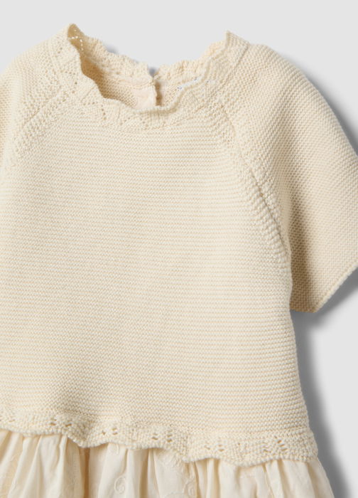 Платье Для Девочек Ecru 9-36 Месяцев [3]