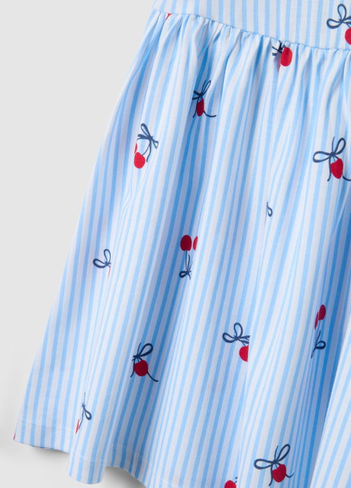 Платье Для Девочек White-Striped Azure 3-10 Лет [4]