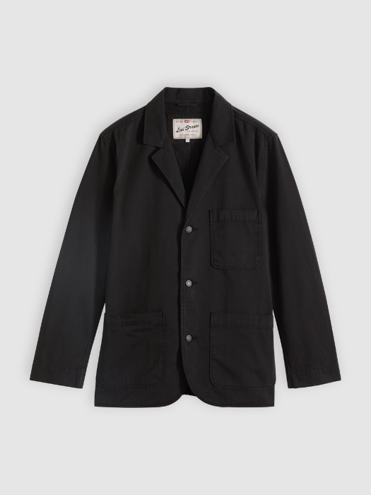 Sacou Negru Regular Barbati [5]