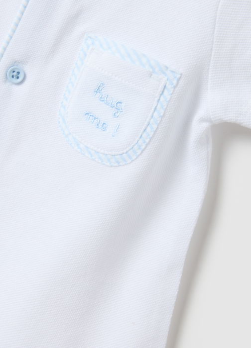 Комбинезон Для Мальчиков Белый 0-9 Месяцев [4]