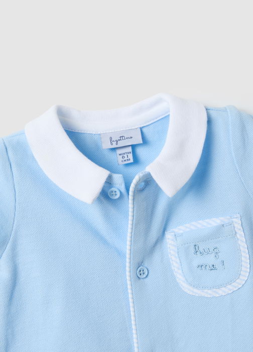 Комбинезон Для Мальчиков Light Blue 0-9 Месяцев [3]