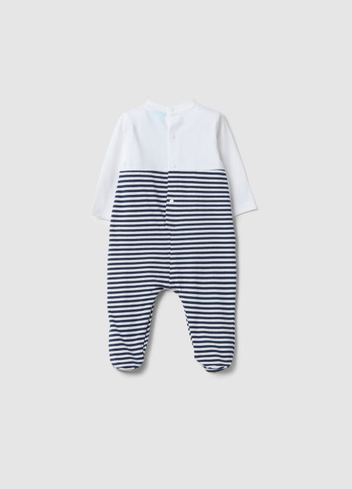 Salopeta Lucent White Baieti 0-9 Luni [2]