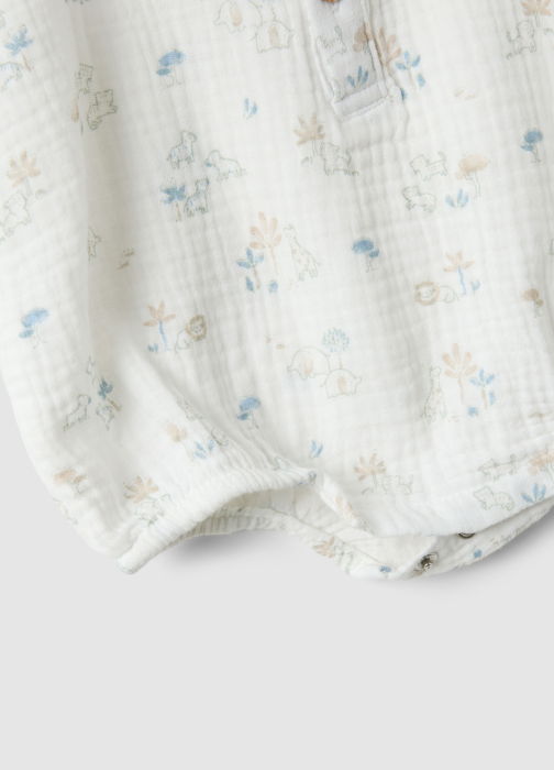 Salopeta Off White Fete 0-9 Luni [3]