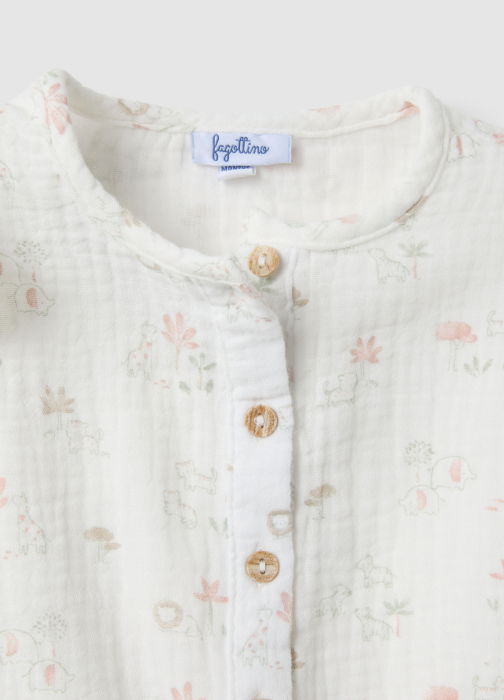 Salopeta Off White Fete 0-9 Luni [3]