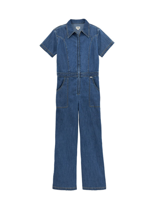 Salopeta-Pantaloni Navy Regular Femei [5]