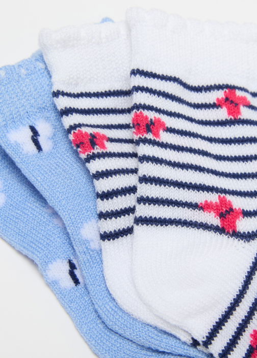 Set Ciorapi Optical White Fete 3-10 Ani [2]