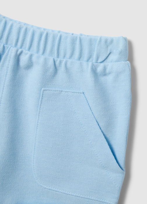 Set Tricou + Sorti Light Blue Baieti 0-9 Luni [4]