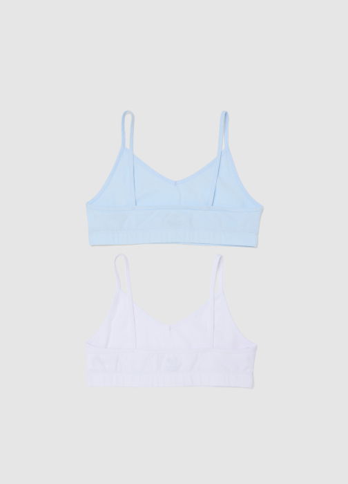 Бюстгальтер Для Девочек White/Lt Blue 10-15 Лет [2]