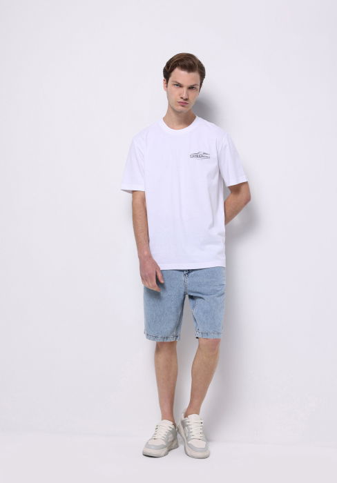 Tricou Alb Comfort Barbati [3]