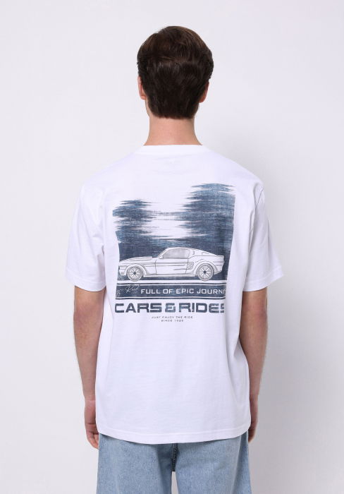 Tricou Alb Comfort Barbati [2]