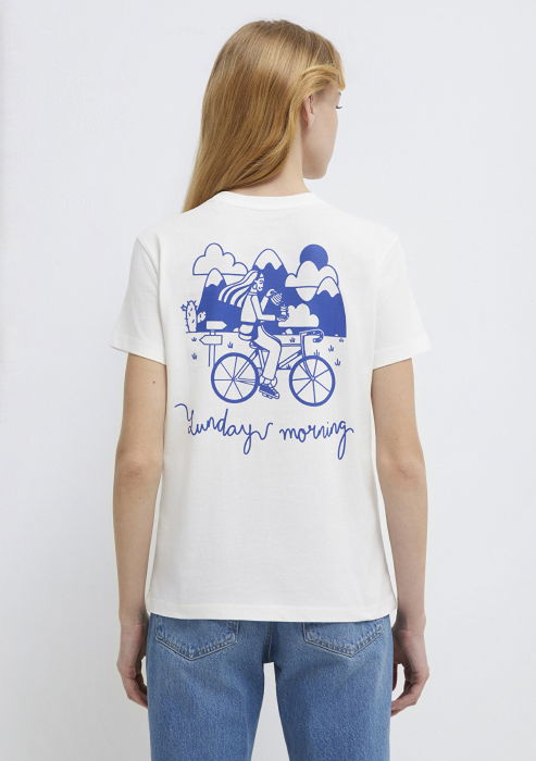 Женская Футболка Белая  [6]