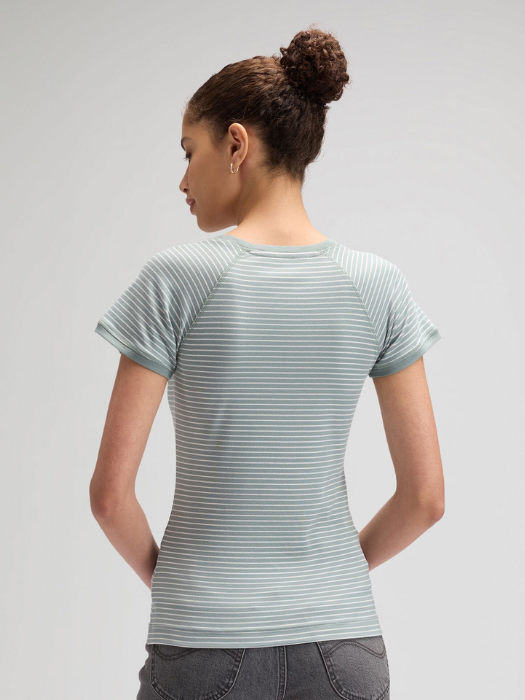 Tricou Gri Deschis Slim Femei [5]
