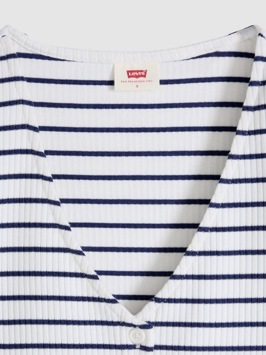 Tricou Alb/Negru Slim Femei [6]